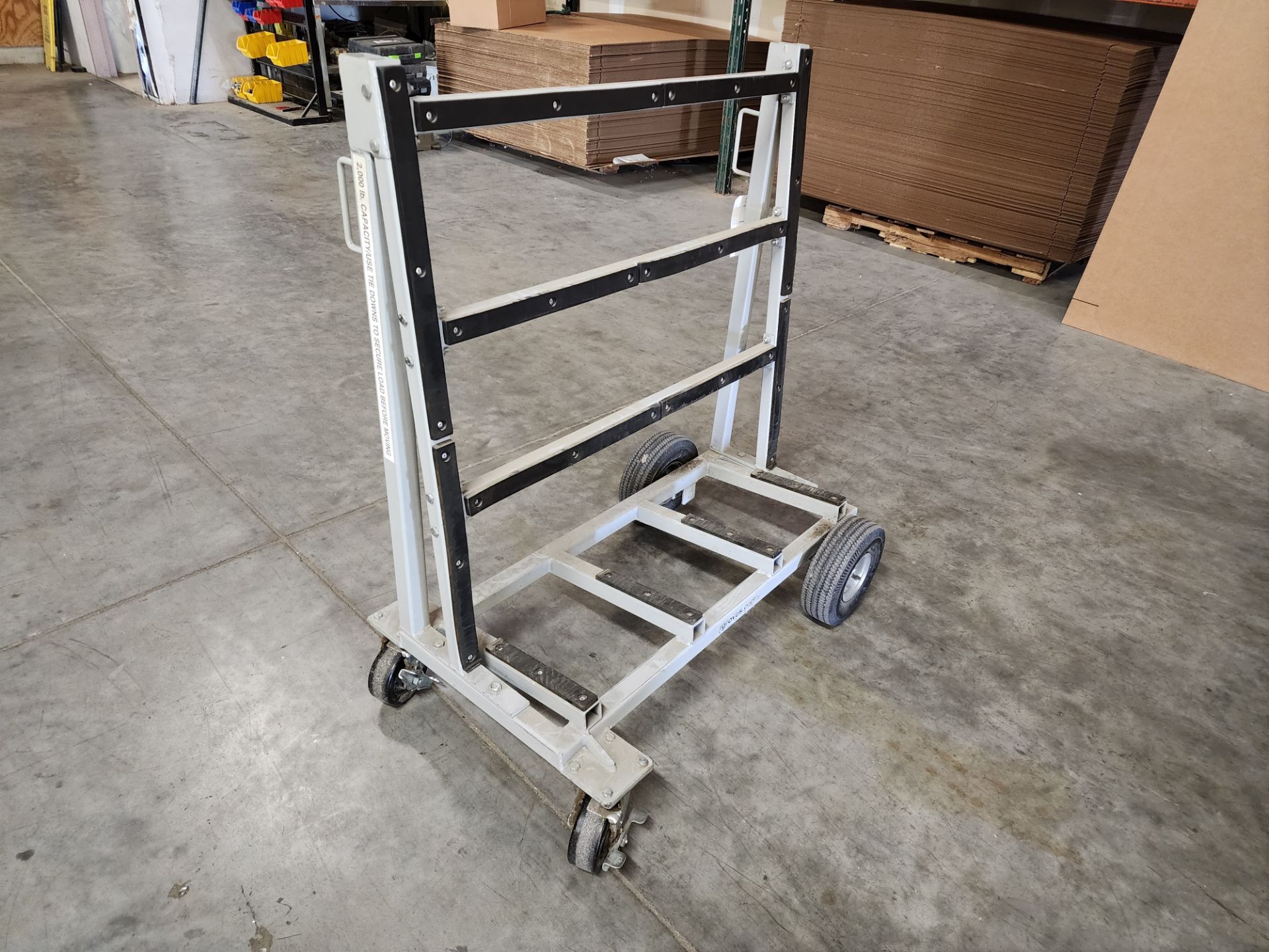 Groves Single Sided Glass Cart, 2,000-Lb Capacity - Image 4 of 6