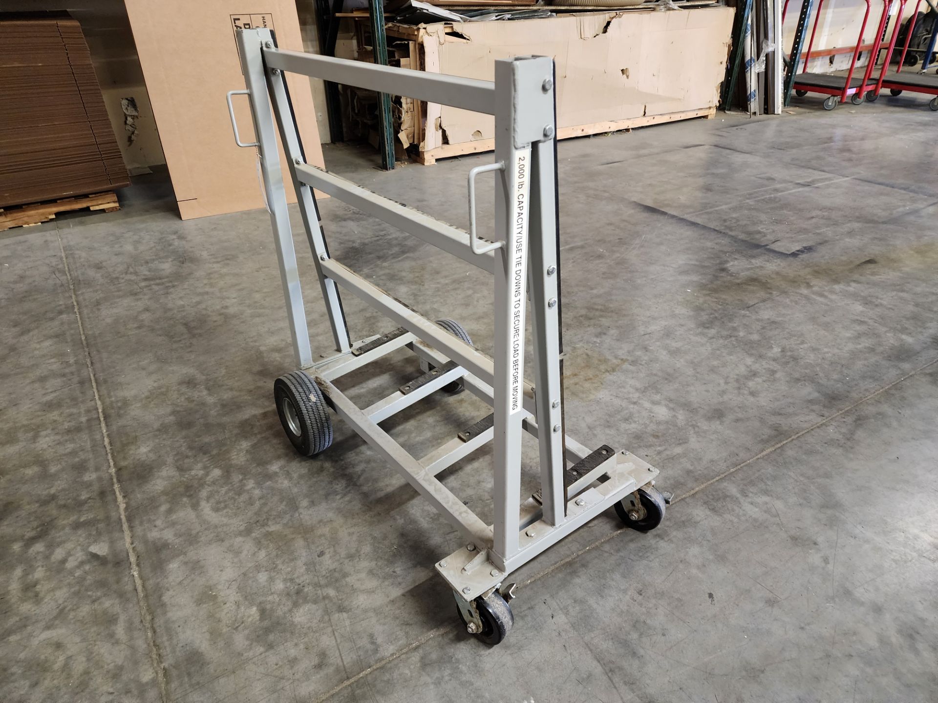 Groves Single Sided Glass Cart, 2,000-Lb Capacity - Image 3 of 6