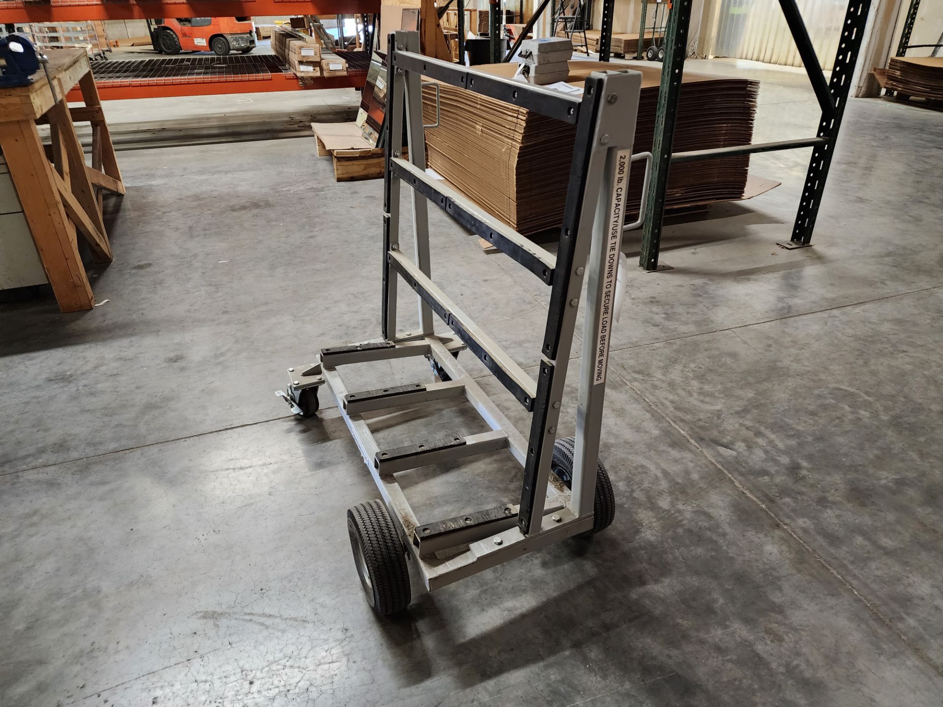 Groves Single Sided Glass Cart, 2,000-Lb Capacity - Image 2 of 6