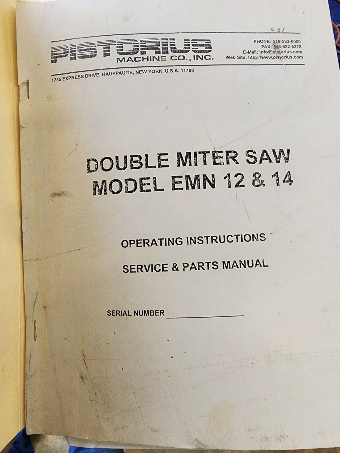 Pistorius Model EMN-14 Double Miter Saw - Image 10 of 10