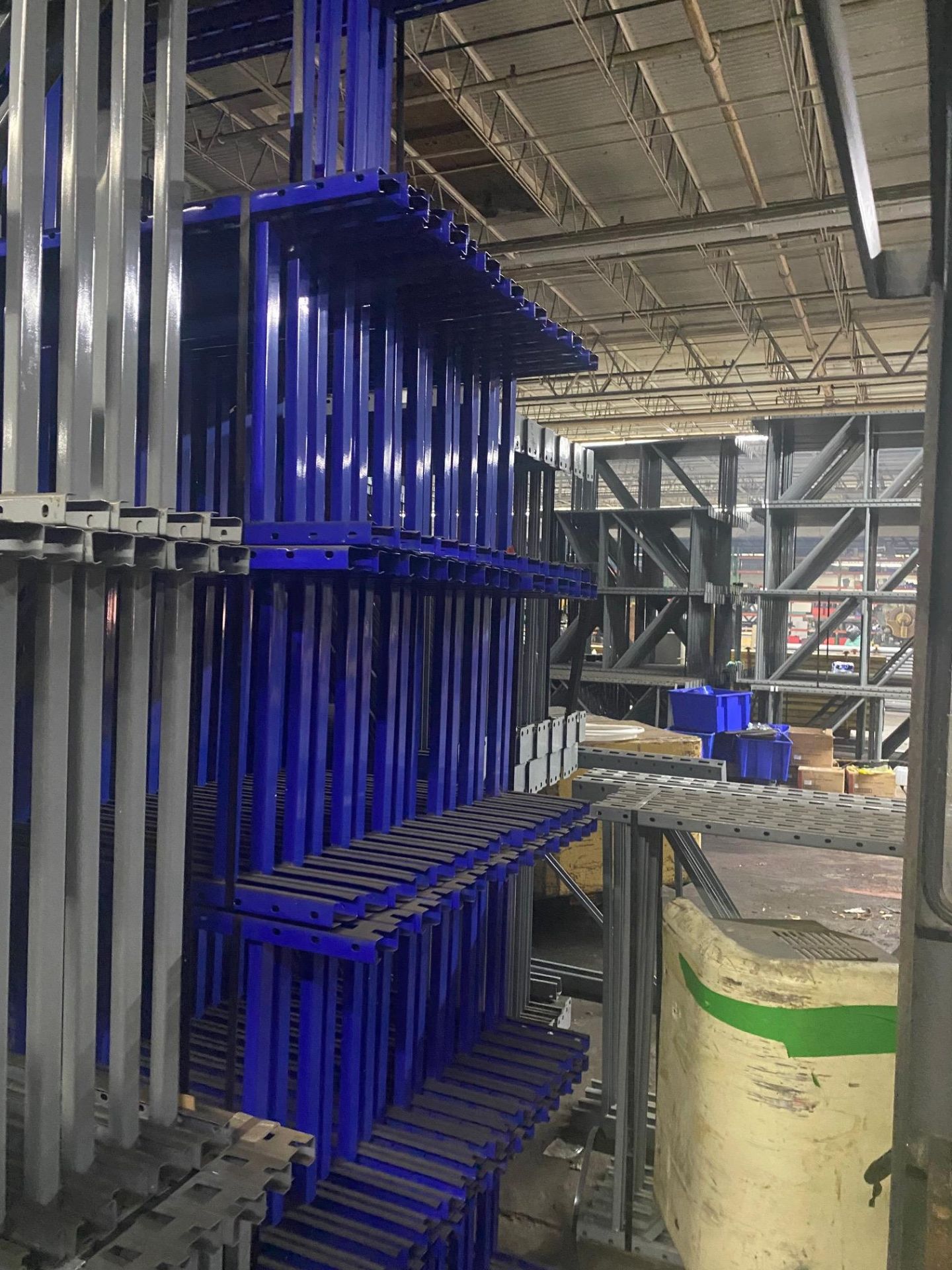 9 BAYS OF 12'H X 24"D X 96"L KEYSTONE STYLE PALLET RACKS - Image 2 of 5