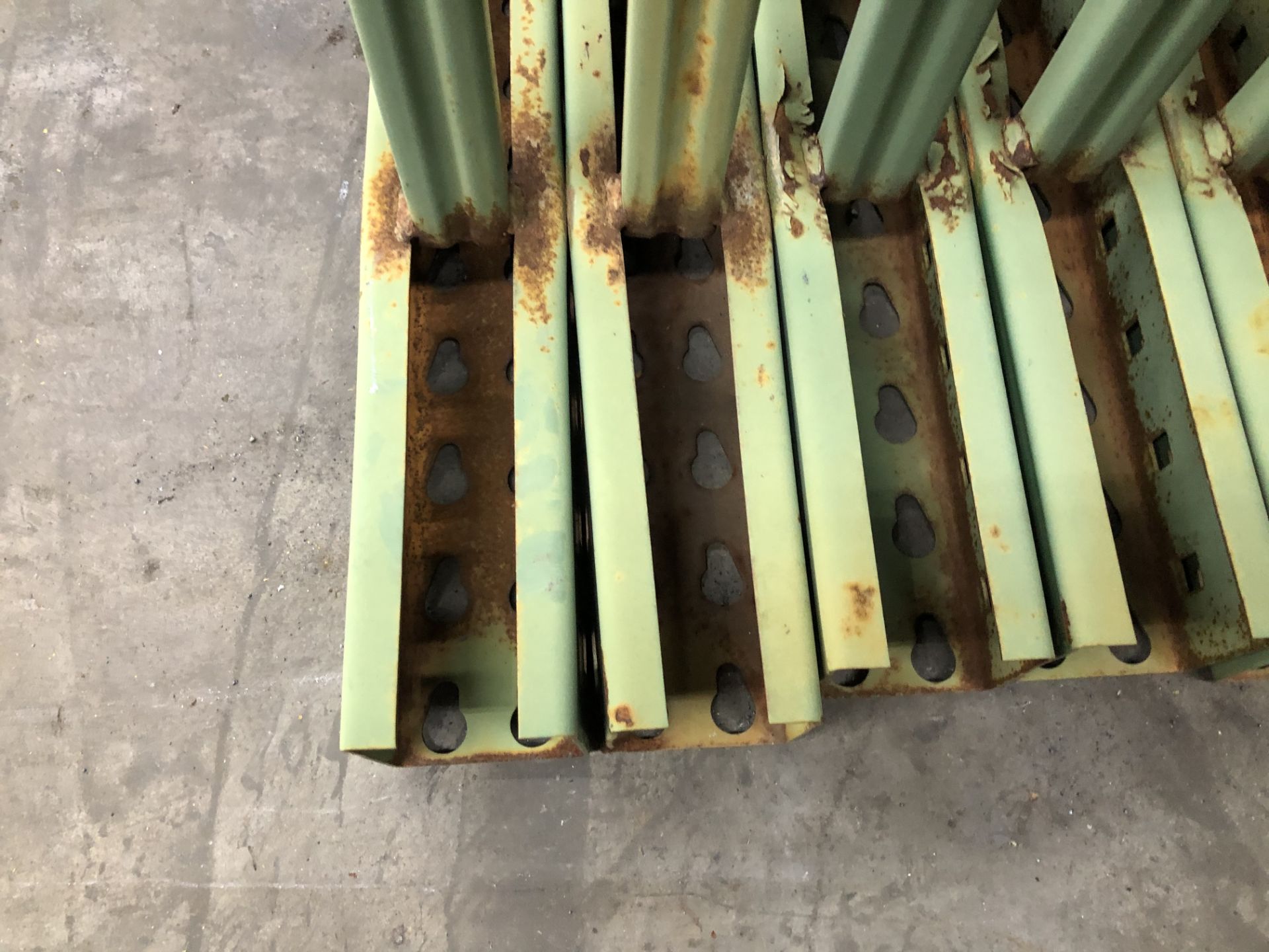 LOT OF TRUCK LOAD USED PALLET RACKS - 16"H X 34"D X 96"L - Image 2 of 3