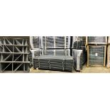 5 BAYS OF 8'H X 36"D X 96"L KEYSTONE STYLE PALLET RACKS