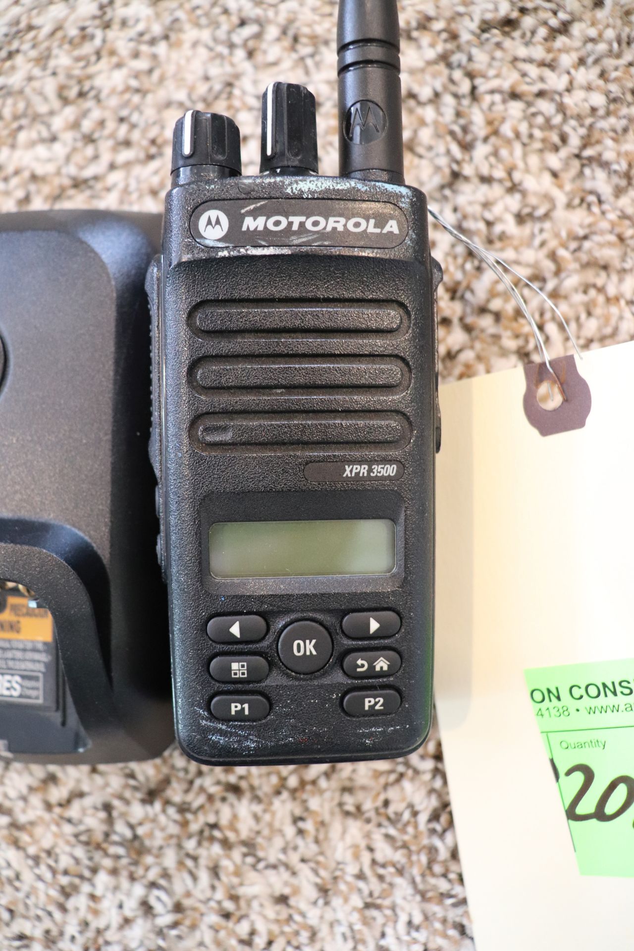 Two-Way Radio, Motorola XPR3500 with charging stand and extra battery - Image 5 of 6