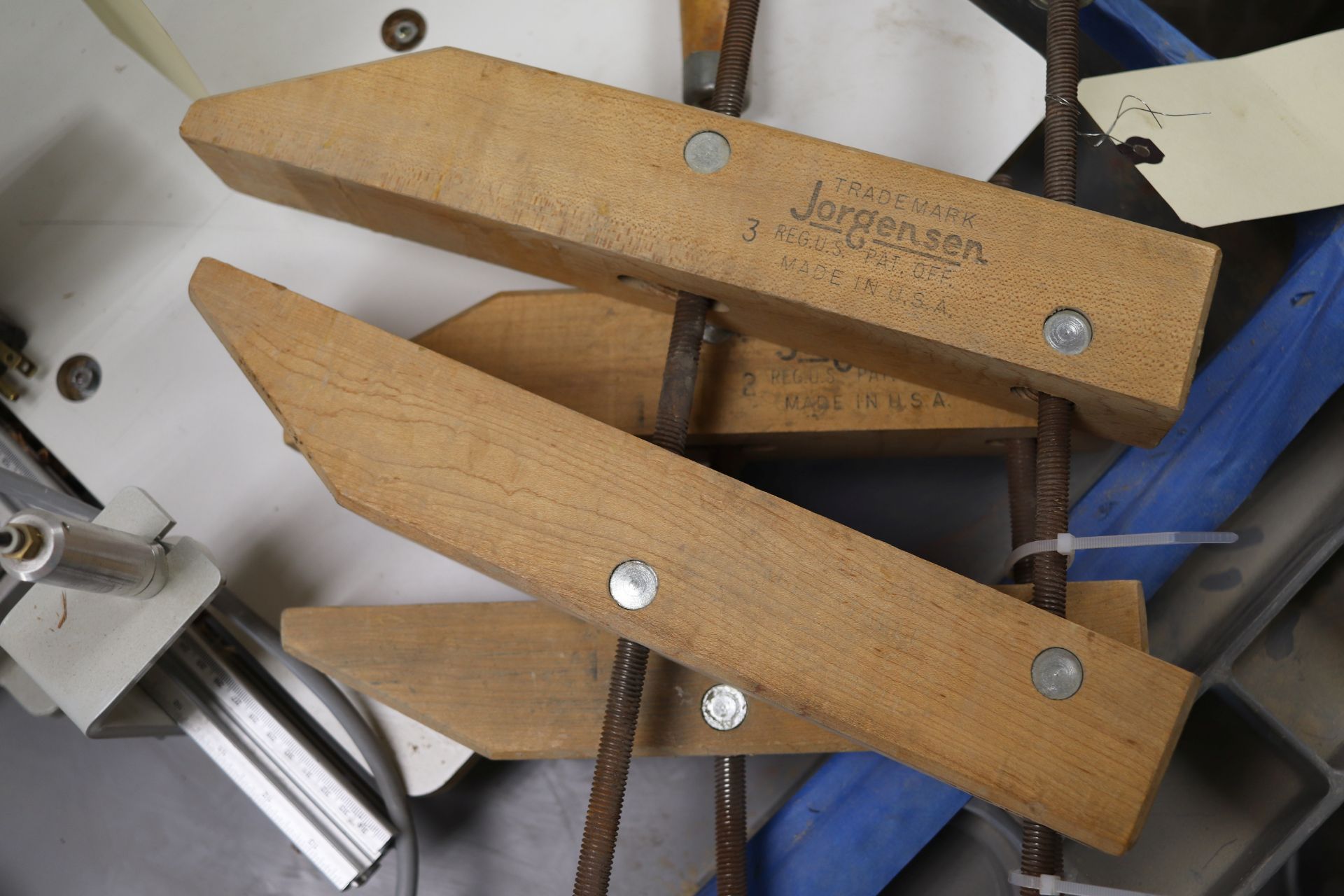 Two Jorgensen #2 and #3 clamps