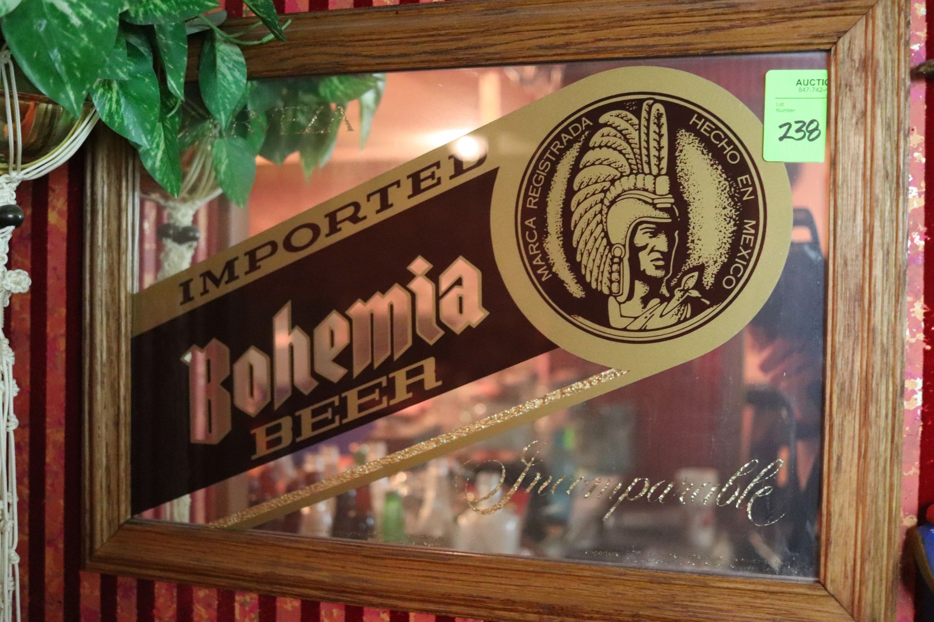 Bohemia beer sign