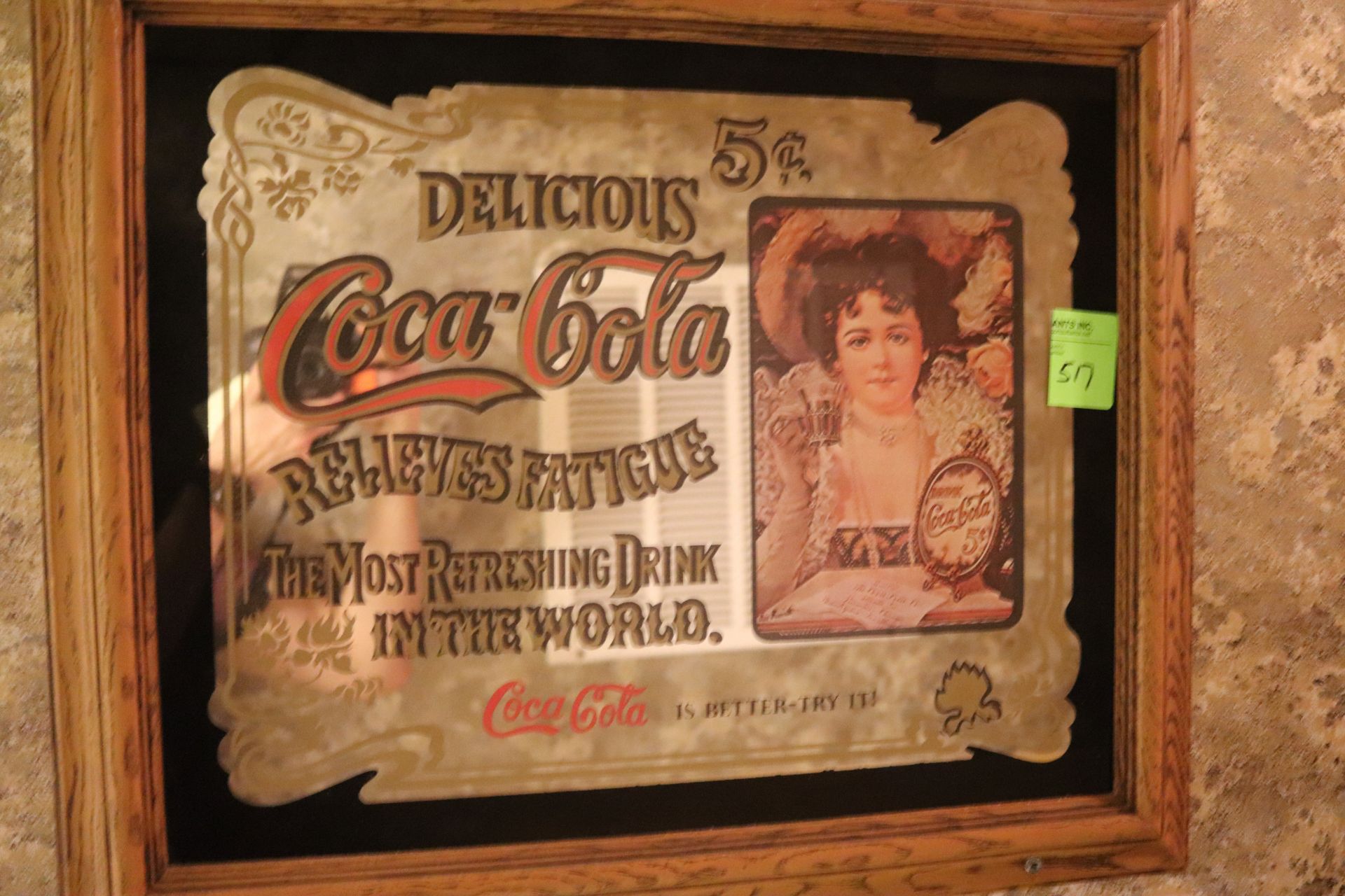 Coca-Cola mirror Sign