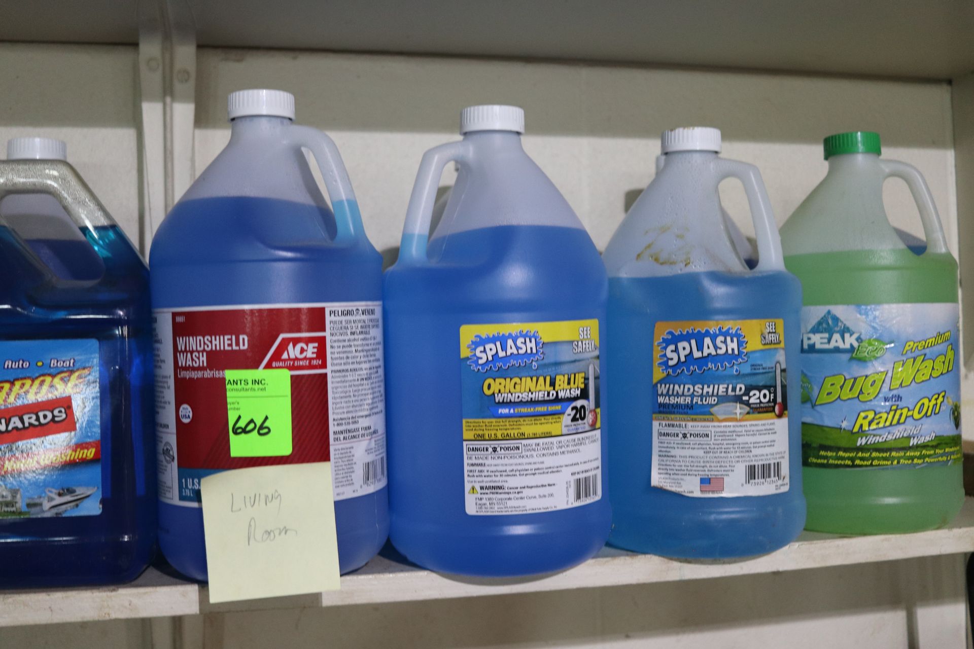 Miscellaneous fluids on shelf - Image 2 of 3