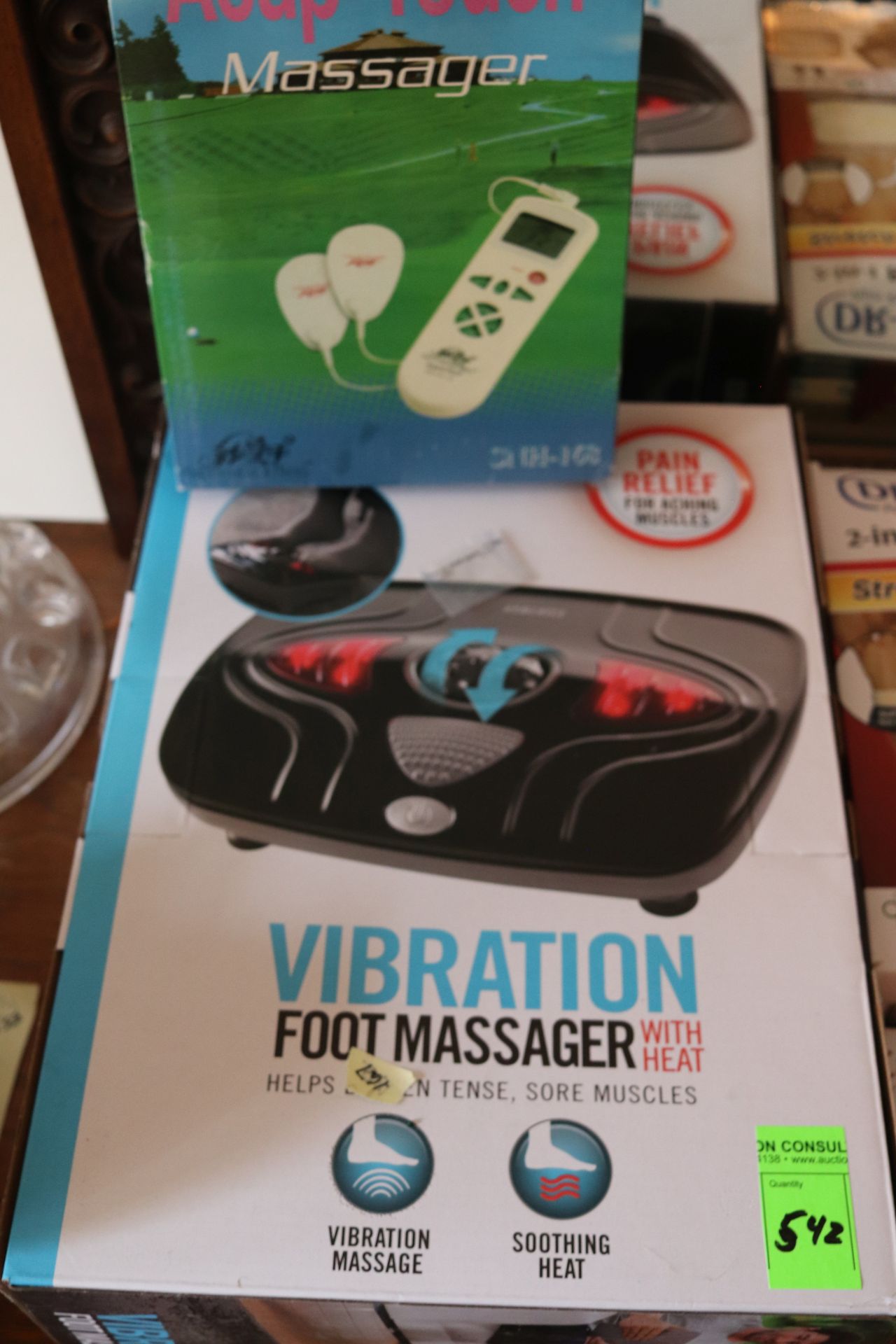 Vibration foot massager, Cup Touch Massager, Dr. Ho's Back Support Belt Cardio Tech Automatic Hypert - Image 2 of 3