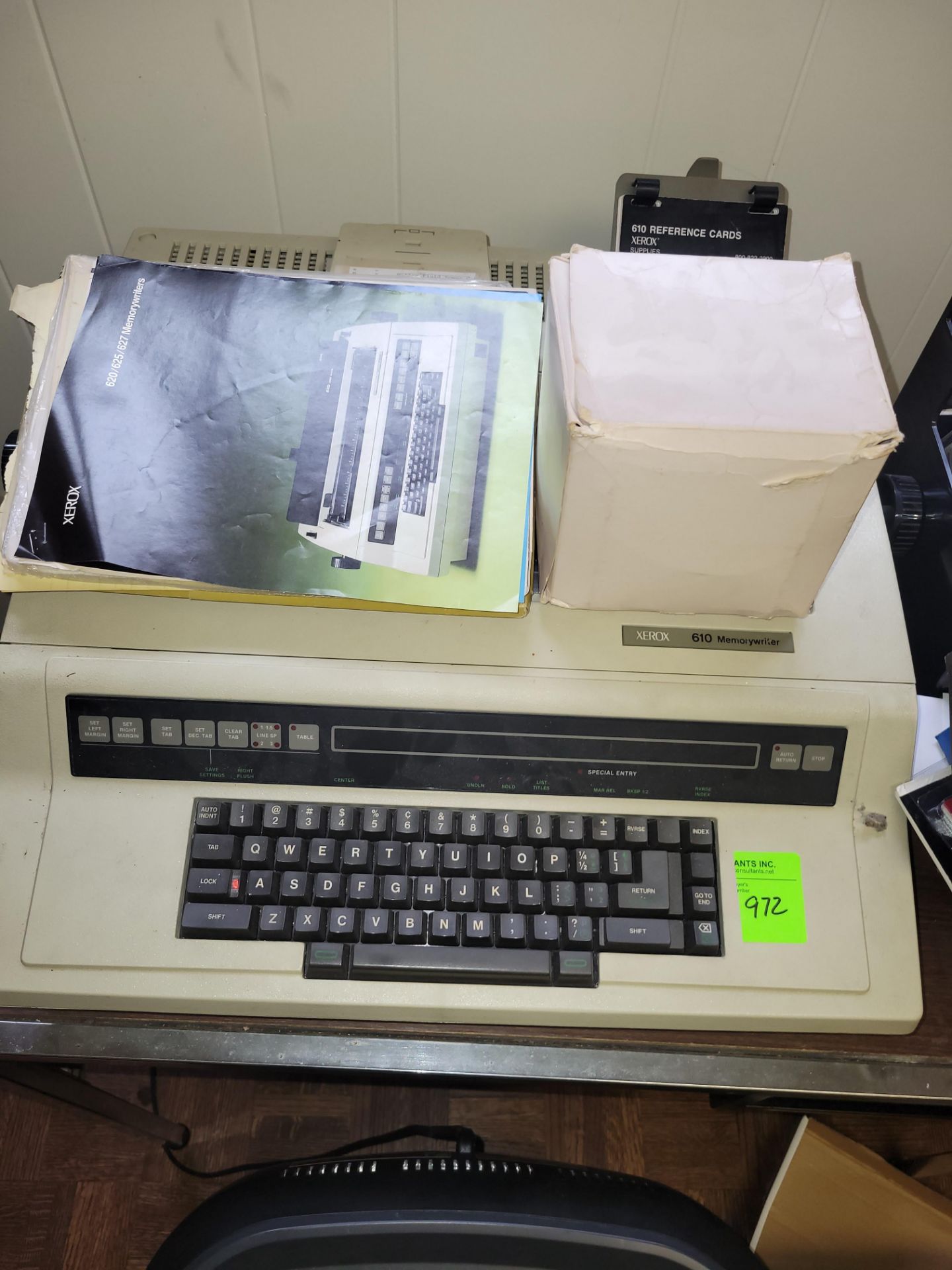 Xerox G10 memory writer and supplies