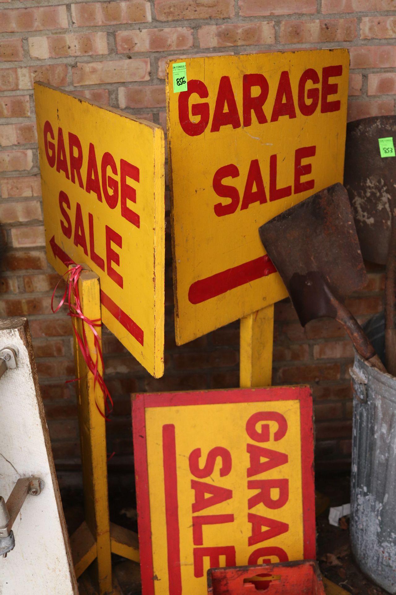 Garage Sale signs