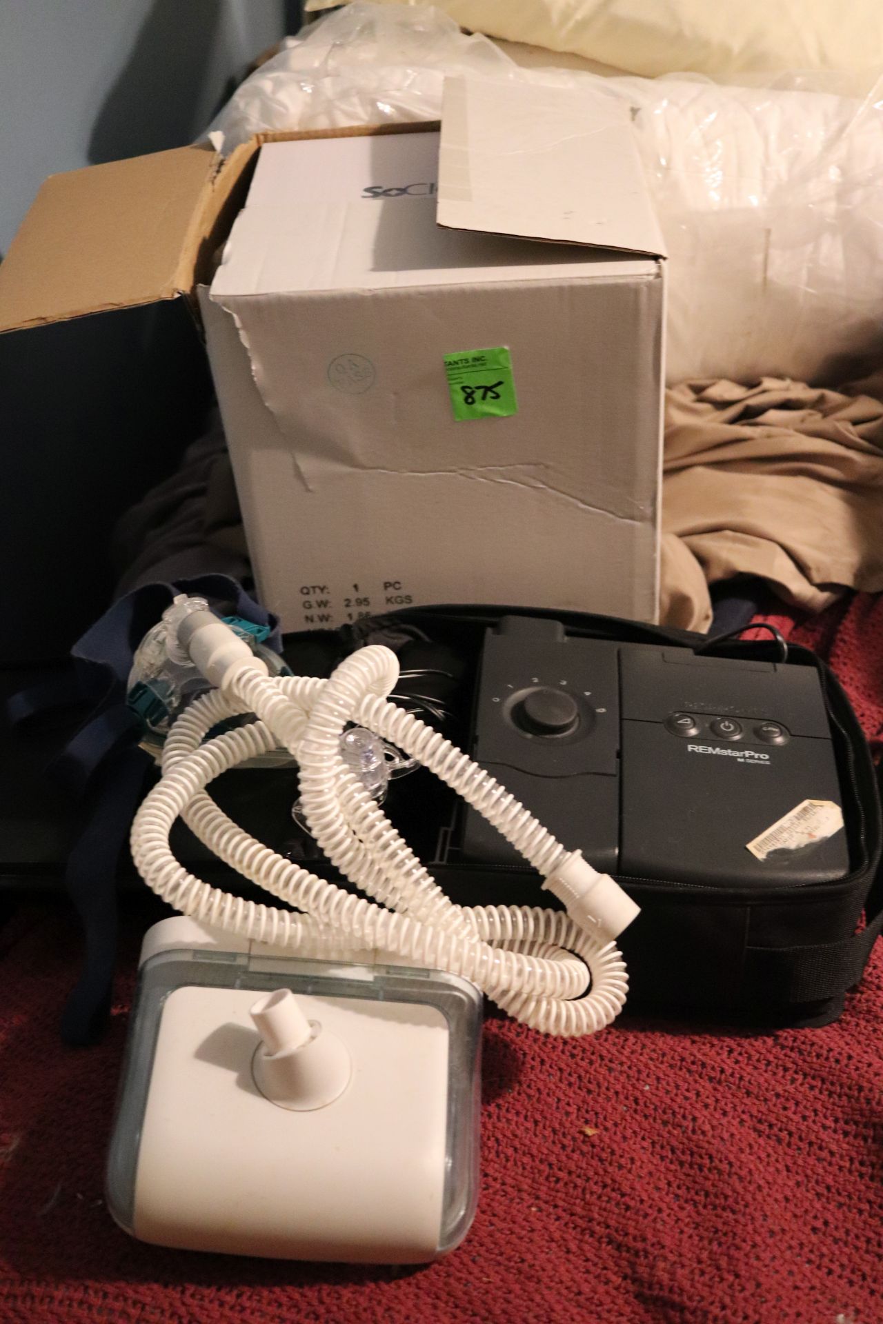 Respironics REMstar Pro CPAP Machine with Soclean 2 Automated CPAP Sanitizer