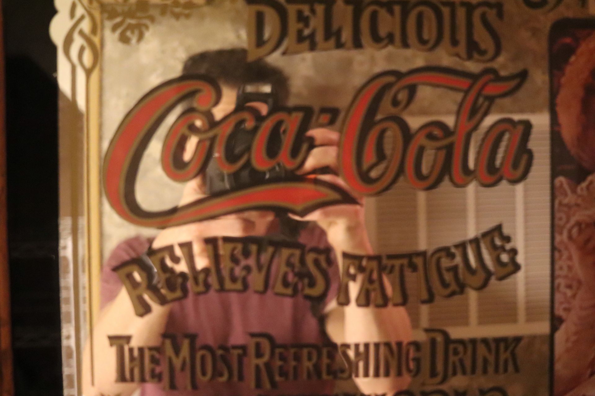 Coca-Cola mirror Sign - Image 3 of 3