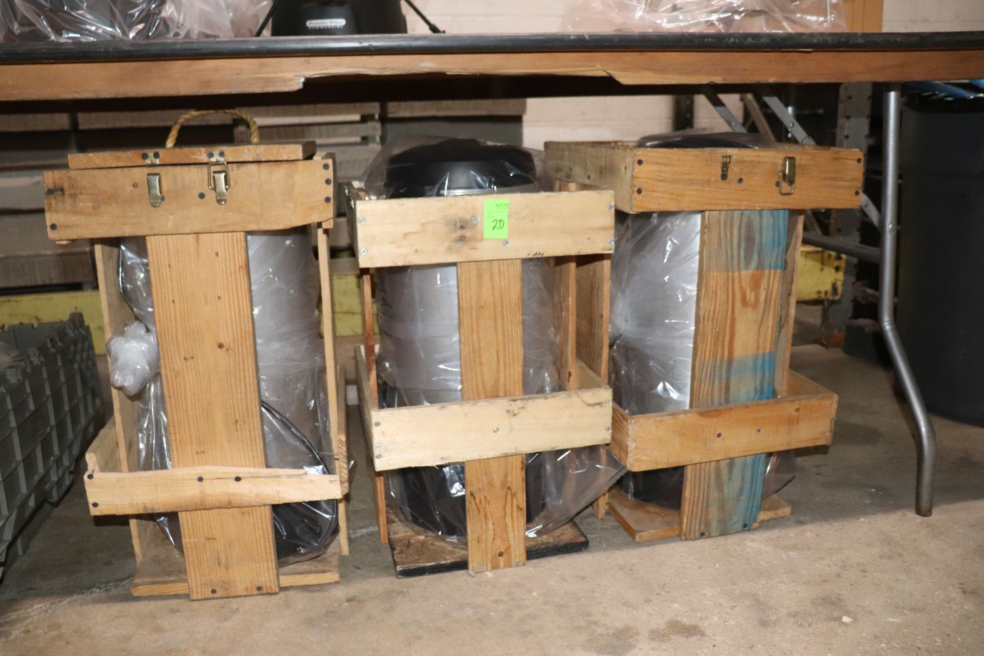 Three coffee brewers in wood crates - Image 2 of 4