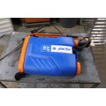 Jetco sanitary backpack sprayer, model XP 16-liter