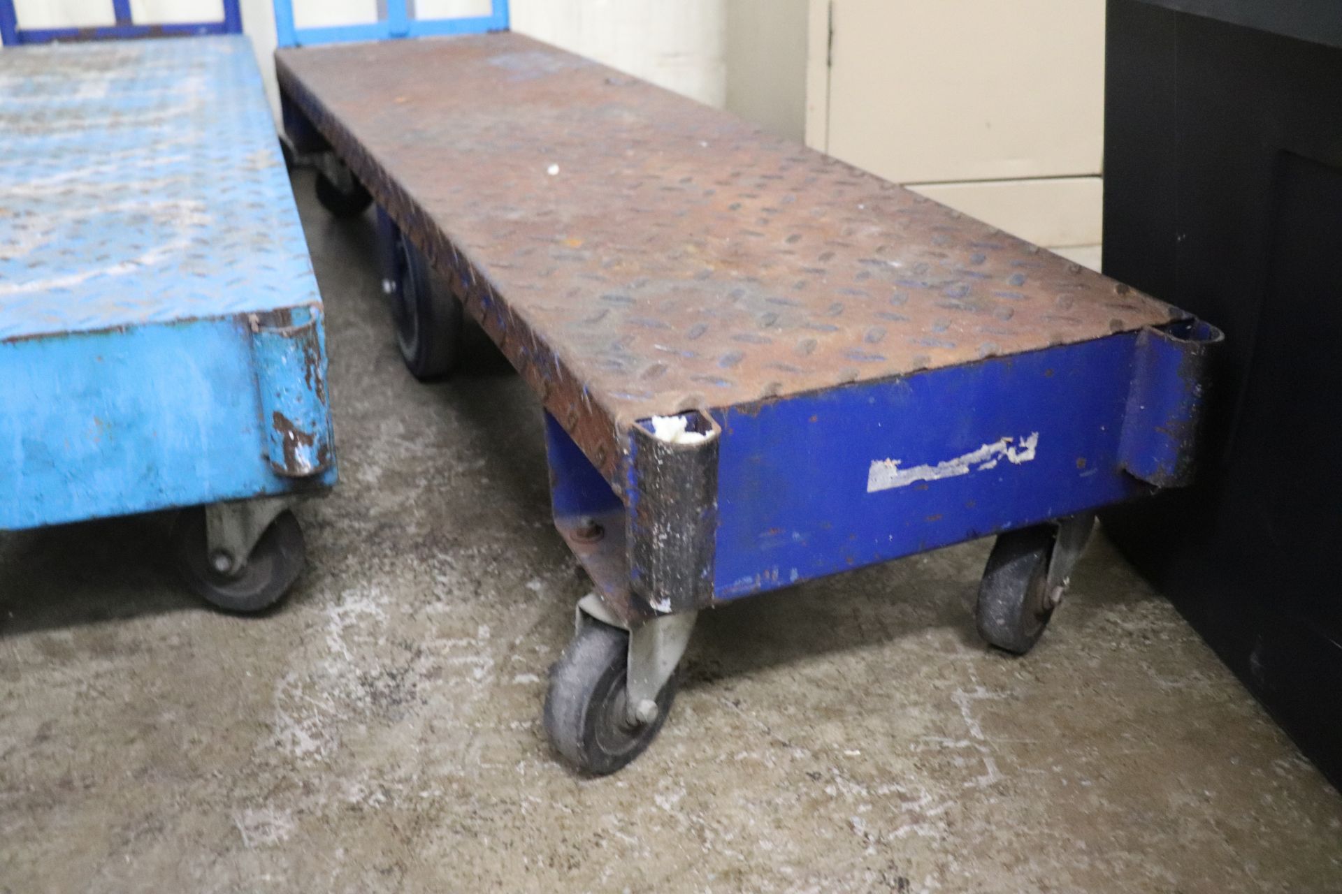 Flat bed loading cart, 5' x 18" - Image 2 of 2