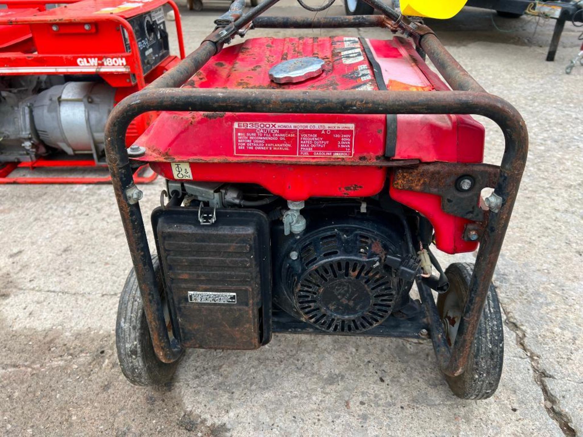 Honda EB3500X Generator. Located in Mt. Pleasant, IA - Image 2 of 3