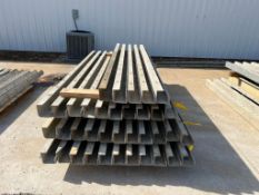 (10) 4" x 4" x 8' ISC Full Smooth Wall Ties Aluminum Concrete Forms, 8" Hole Pattern. Located in Mt.