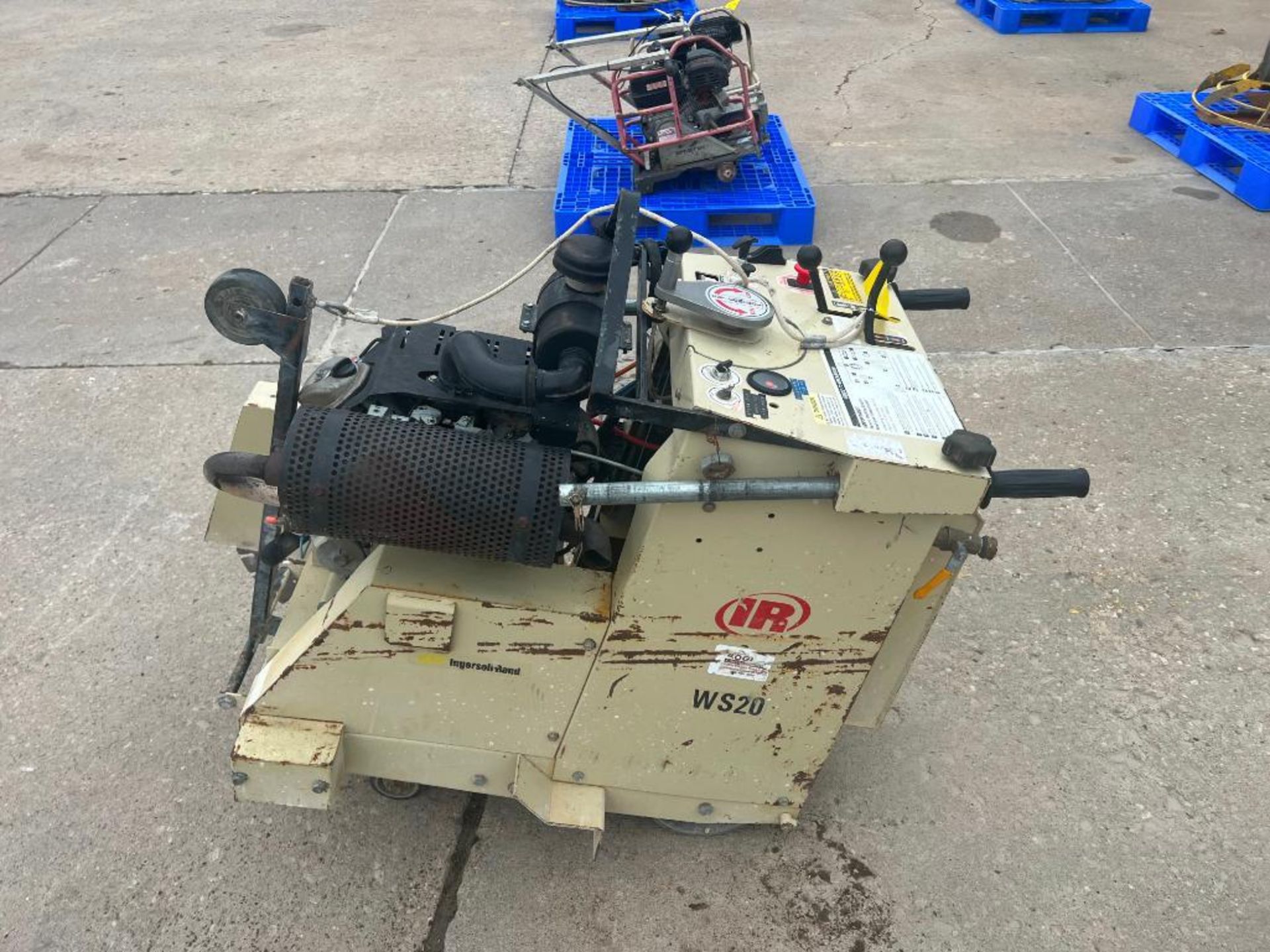 2004 Ingersoll Rand WS20 Walk Behind Concrete Saw, Serial #007916U409, Honda 20.0 V-Twin Engine. Loc