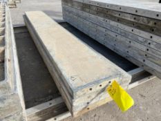 (3) 17" x 8' & (1) 13" x 8' Smooth Wall Ties Aluminum Concrete Forms, 8" Hole Pattern. Located in Mt