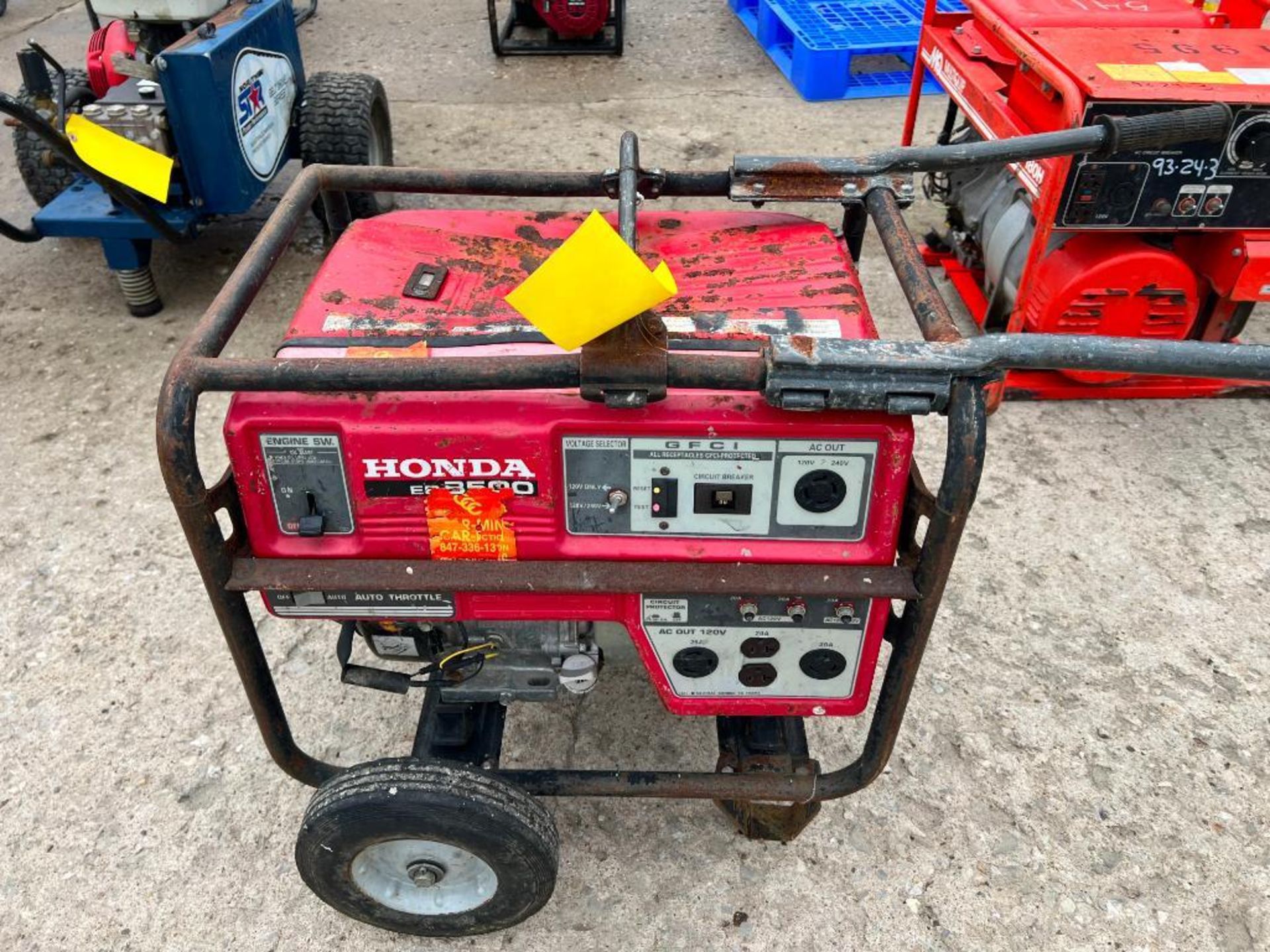 Honda EB3500X Generator. Located in Mt. Pleasant, IA