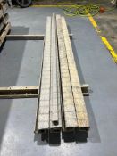(8) 4" x 4" x 9' & (1) 2" x 2" x 9' ISC Vertibrick Wall Ties Aluminum Concrete Forms, 6-8 Hole Patte