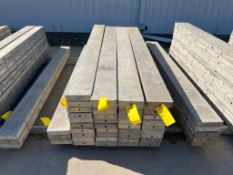 (10) 8" x 8' Smooth Wall Ties Aluminum Concrete Forms, 8" Hole Pattern. Located in Mt. Pleasant, IA