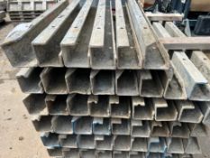 (10) 4" x 4" x 4' ISC Full Smooth Wall Ties Aluminum Concrete Forms, 8" Hole Pattern. Located in Mt.