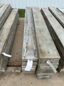 (9) NEW 9" x 8' Smooth Wall Ties Aluminum Concrete Forms, 6-12 Hole Pattern. Located in Mt. Pleasant