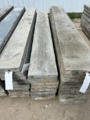 (8) 11" x 8' Smooth Wall Ties Aluminum Concrete Forms, 6-12 Hole Pattern. Located in Mt. Pleasant, I