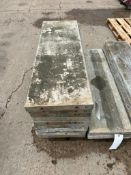 (9) 16" x 4' Smooth Wall Ties Aluminum Concrete Forms, 8" Hole Pattern. Located in Mt. Pleasant, IA