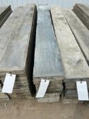 (10) 10" x 8' Smooth Wall Ties Aluminum Concrete Forms, 6-12 Hole Pattern. Located in Mt. Pleasant,