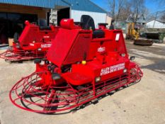 2004 Allen Engineering HD550 -1500 Hydra-Drive Ride On Power Trowel, 496 Hours, Serial #5500404002,