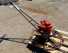 36" Koehring Power Trowel, Model F3684, Serial #600614, Briggs & Straton 7 HP Engine. Located in Mt.