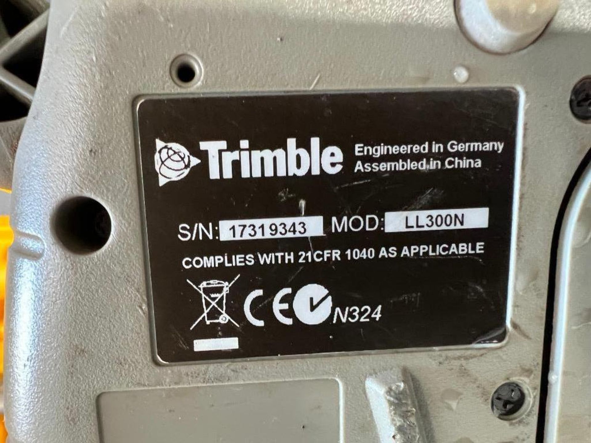 Trimble LL300N Laser Level, Serial #17319343, HL450 Laseromter, Serial #39501203, with Tri Pod, Meas - Image 2 of 3