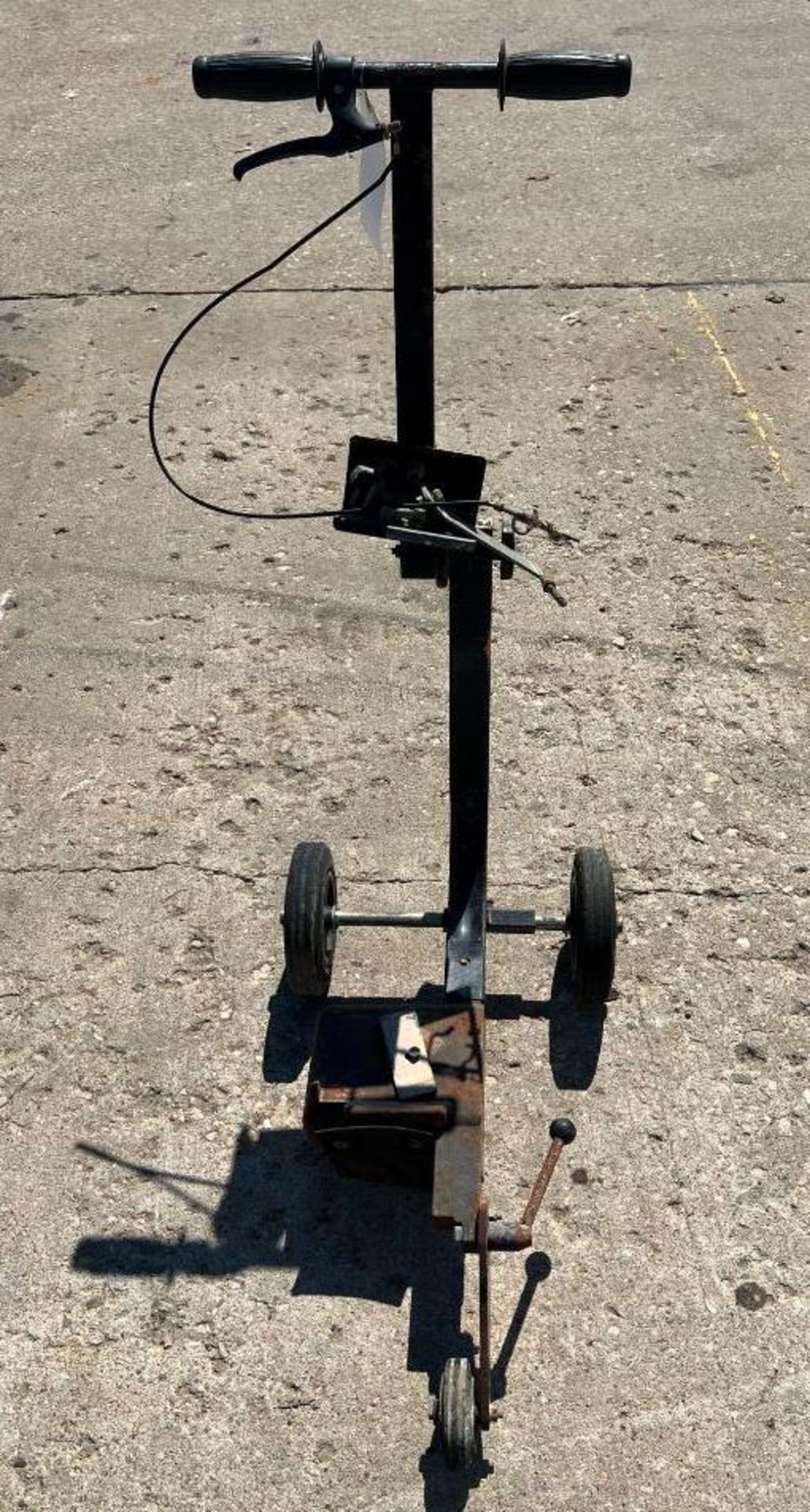 Concrete Saw Cart. Located in Mt. Pleasant, IA