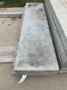 (2) 26" x 8' (2) 24" x 8' Smooth Wall Ties Aluminum Concrete Forms, 6-12 Hole Pattern. Located in Mt