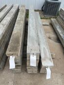 (10) 7" x 8' Smooth Wall Ties Aluminum Concrete Forms, 6-12 Hole Pattern. Located in Mt. Pleasant, I