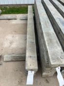 (5) 6" x 8' Smooth Wall Ties Aluminum Concrete Forms, 6-12 Hole Pattern. Located in Mt. Pleasant, IA