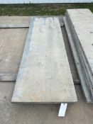 (2) 30" x 8' Smooth Wall Ties Aluminum Concrete Forms, 6-12 Hole Pattern. Located in Mt. Pleasant, I