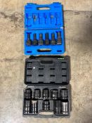 (1) Grey Pneumatic 3/4" metric socket set, (1) Pittsburg Pro 1" socket set