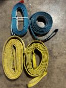 (1) LiftAll polyester sling, 20' length, 3" wide, (1) LiftAll nylon sling, 20' length, 4" wide, (1)