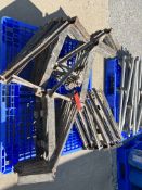 (24) 2' scaffolding bracket with aluminum safety rails