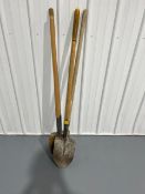 (3) round point shovel