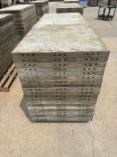 (20) 36" x 8' Wall-Ties aluminum concrete forms, smooth, 6-12 hole pattern