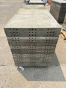 (20) 36" x 8' Wall-Ties aluminum concrete forms, smooth, 6-12 hole pattern