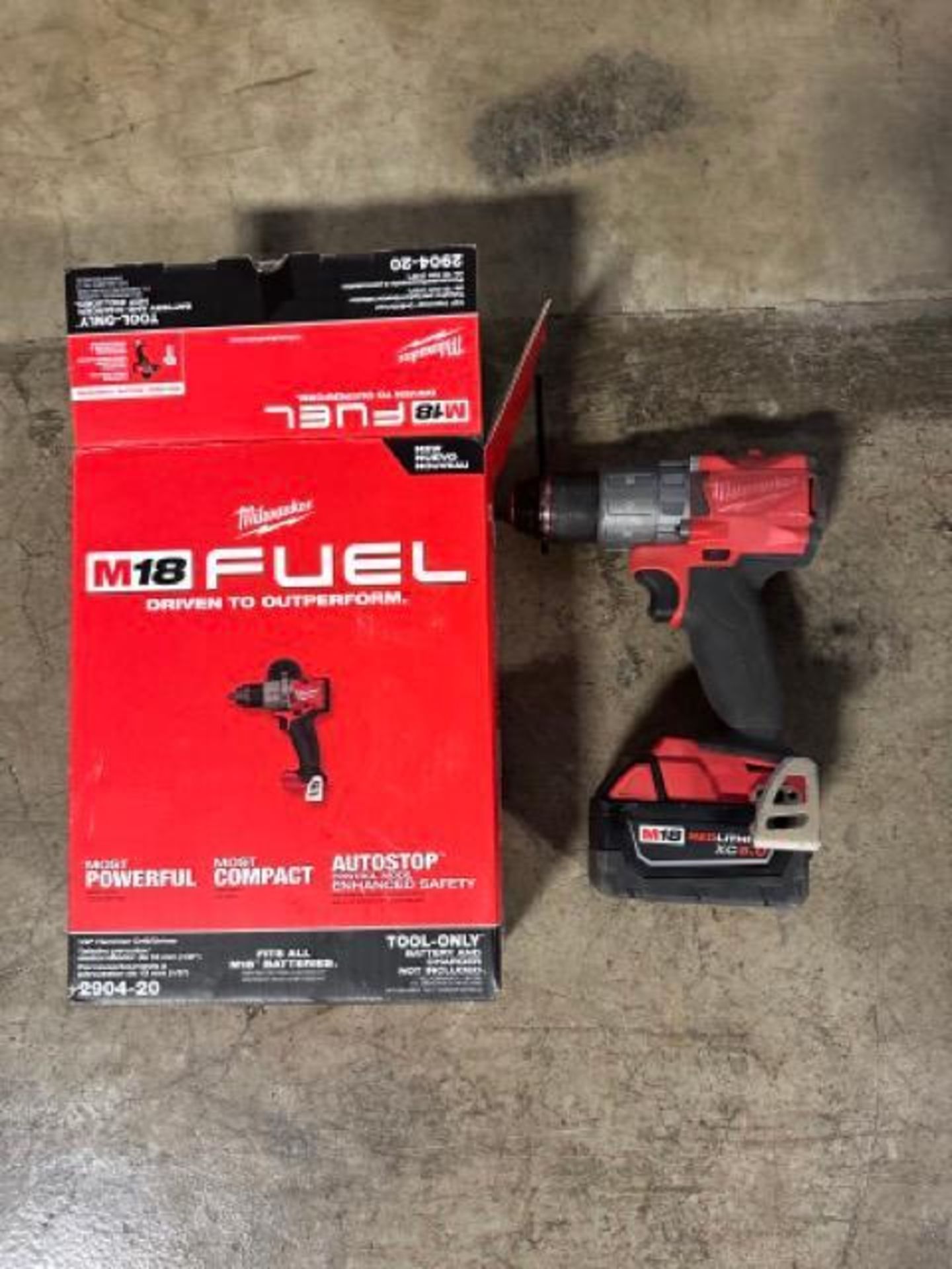 Milwaukee 1/2" cordless hammer drill/driver with battery, no charger