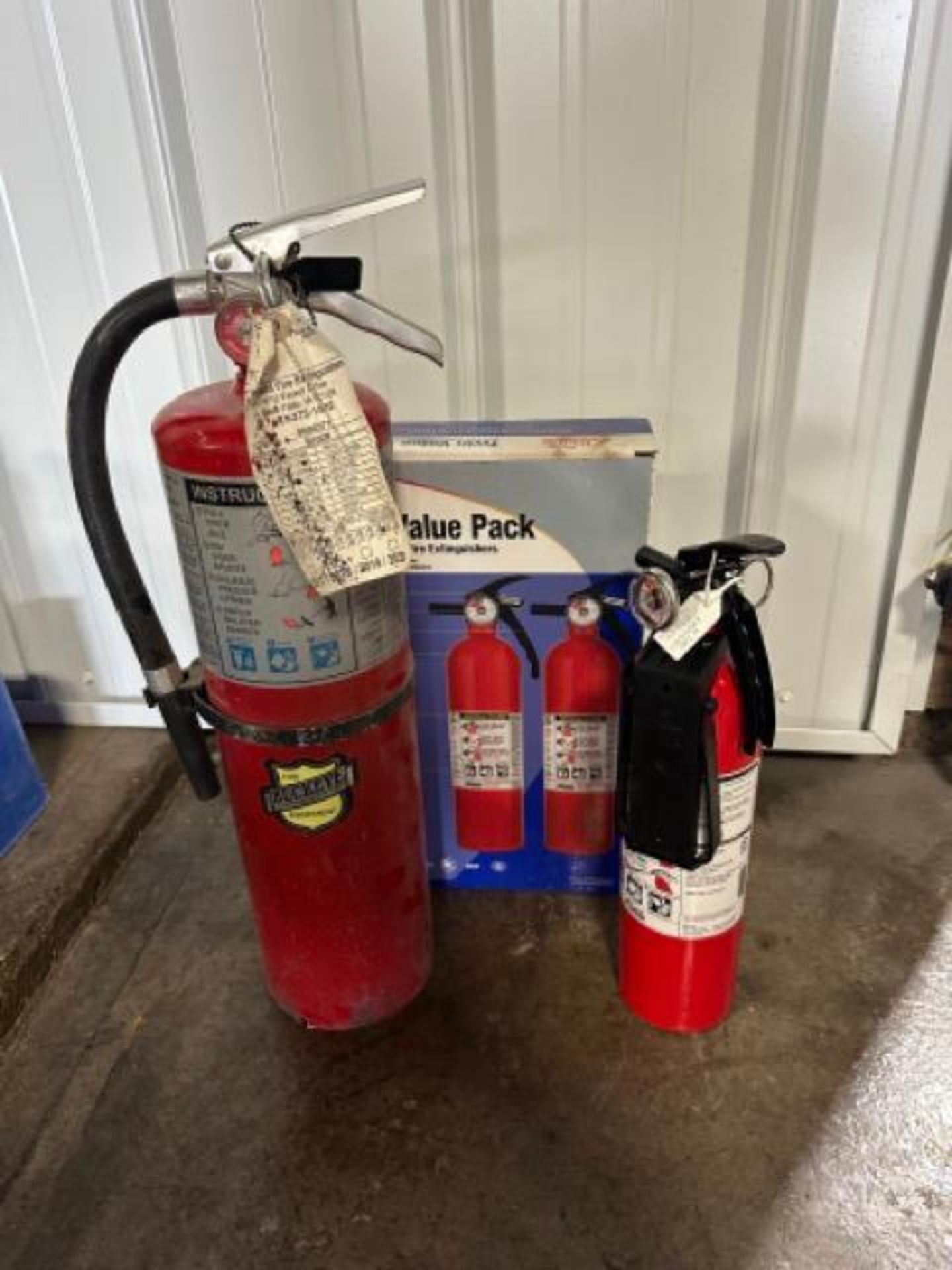 (4) Fire extinguishers