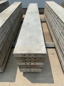 (8) 12" x 8' Wall-Ties aluminum concrete forms, smooth, 6-12 hole pattern