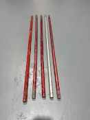 (5) aluminum extension pole